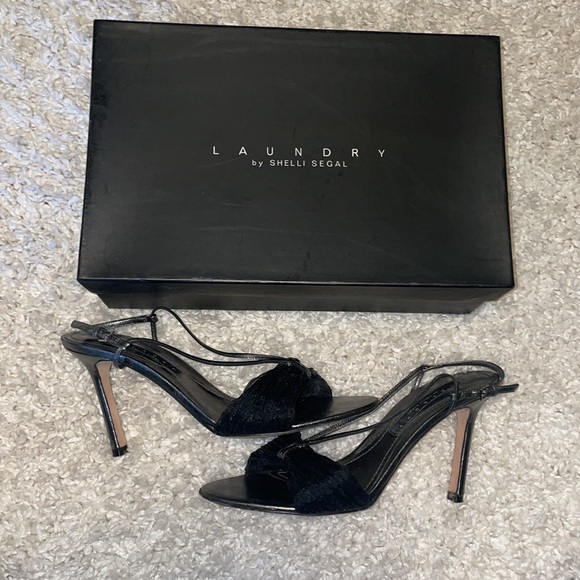 Laundry by Shelli Segal black heel size 8M - Picture 3 of 11